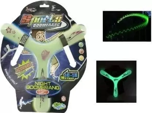 Glow_in_Dark_Flying_Disc_Thrrowing_Ring_Boomerang_Sport_Night_Glowing_Returning_Boomerang_for_Beginners_and_Young_Thrower_Toy_Sports_Kid's_and_Adult_6+_[Multi]