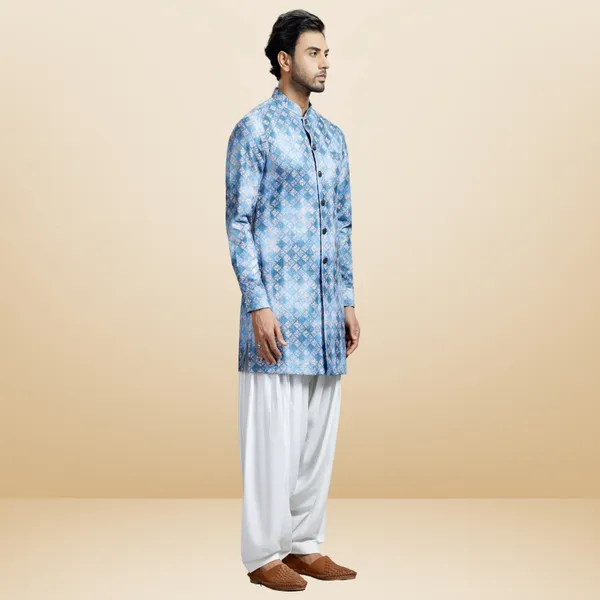 Blue_Blended_Cotton_Embroidered_Kurta_&_Patiala_Set_|_For_Men