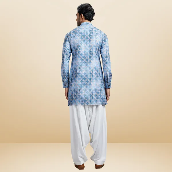 Blue_Blended_Cotton_Embroidered_Kurta_&_Patiala_Set_|_For_Men