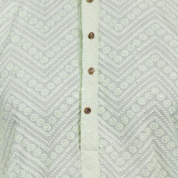 Pista_Lucknowi_Cotton_Kurta_|_For_Men
