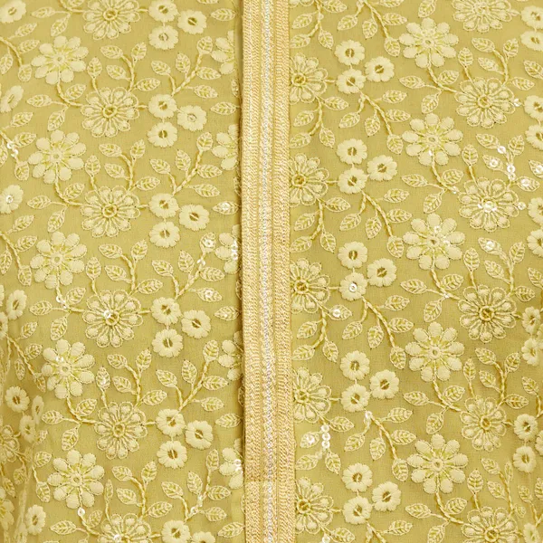 Yellow_Georgette_Embroidered_Kurta_&_Pajama_Set_|_For_Men