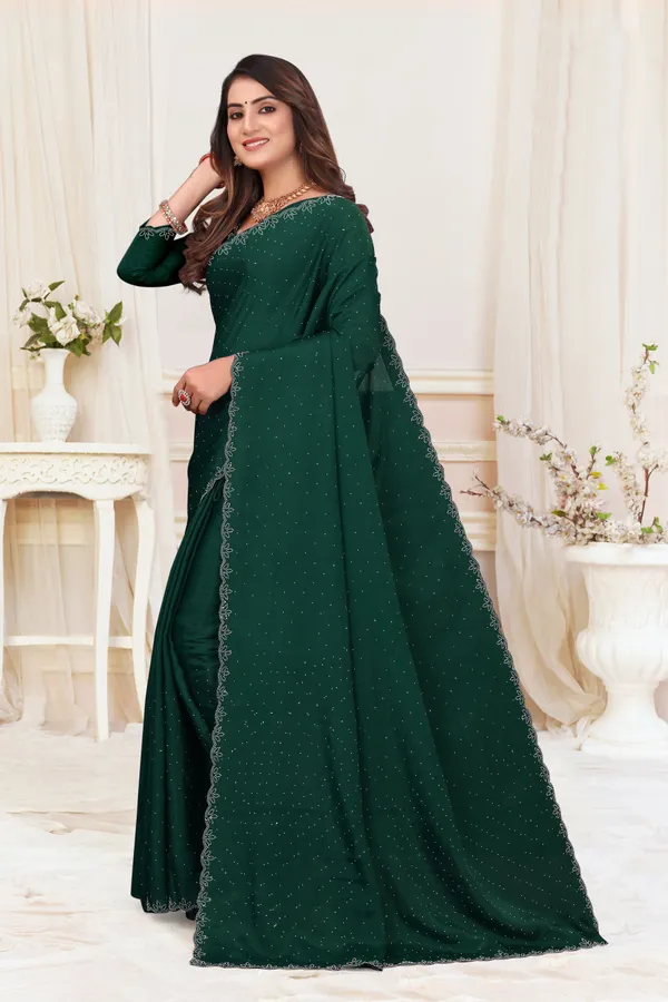 Blue_Chiffon_Embellished_Bollywood_Saree_For_Women
