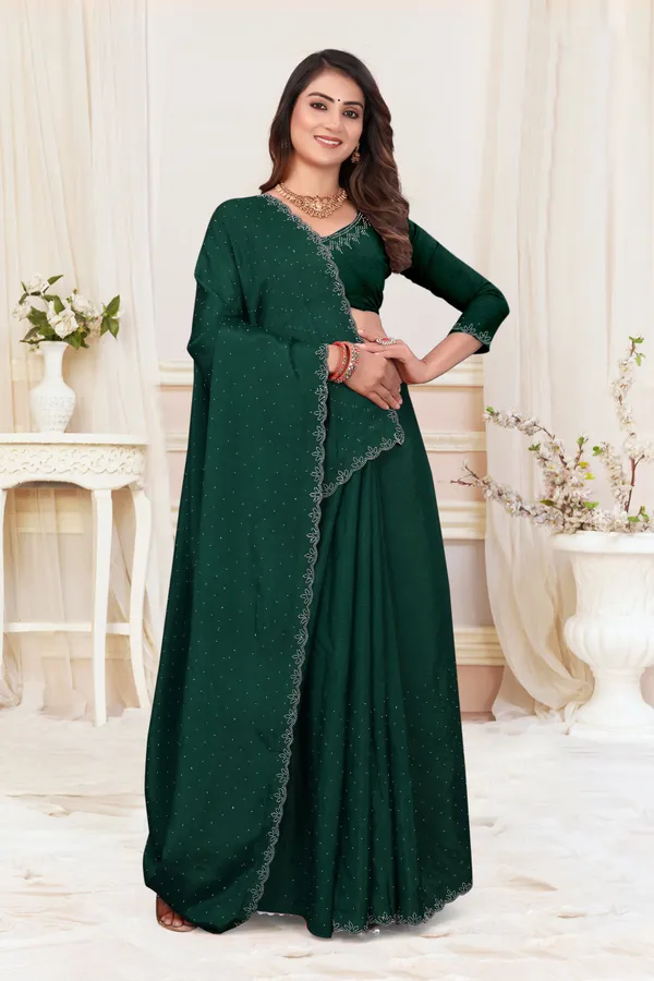 Blue_Chiffon_Embellished_Bollywood_Saree_For_Women