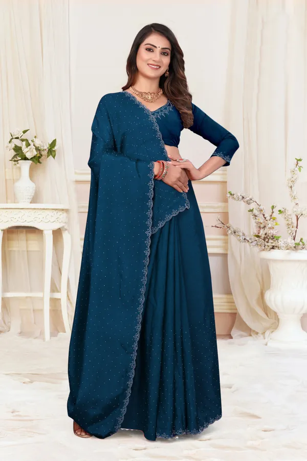 Blue_Chiffon_Embellished_Bollywood_Saree_For_Women