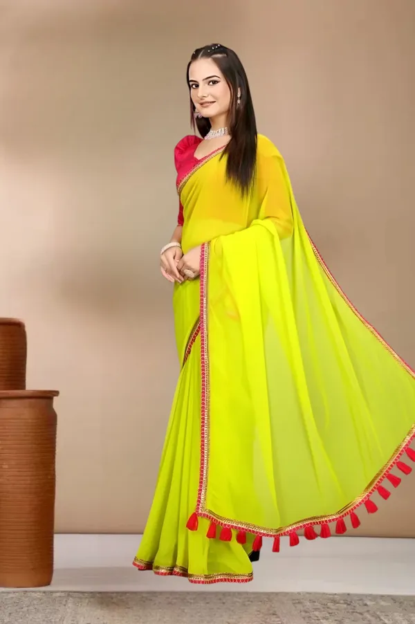 Yellow_Georgette_Embellished_Embroidered_Daily_Wear_Saree_For_Women