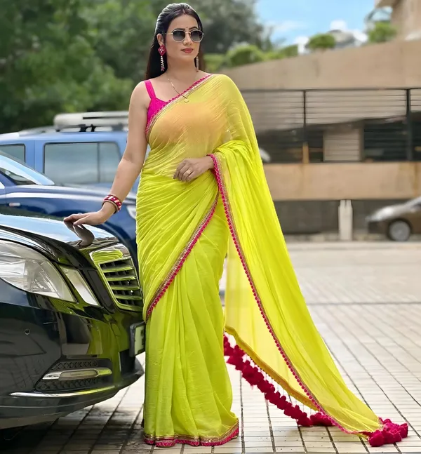 Yellow_Cotton_Silk_Solid/Plain_Chanderi_Saree_For_Women