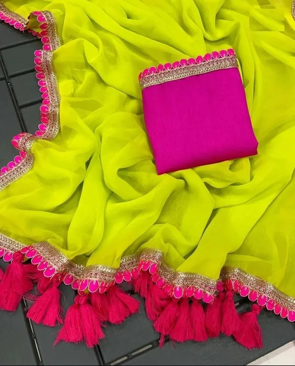 Yellow_Cotton_Silk_Solid/Plain_Chanderi_Saree_For_Women