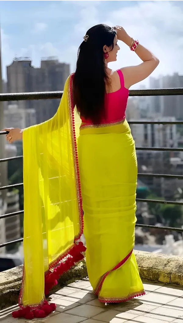 Yellow_Georgette_Embellished_Embroidered_Daily_Wear_Saree_For_Women_(_Pack_of_2_)