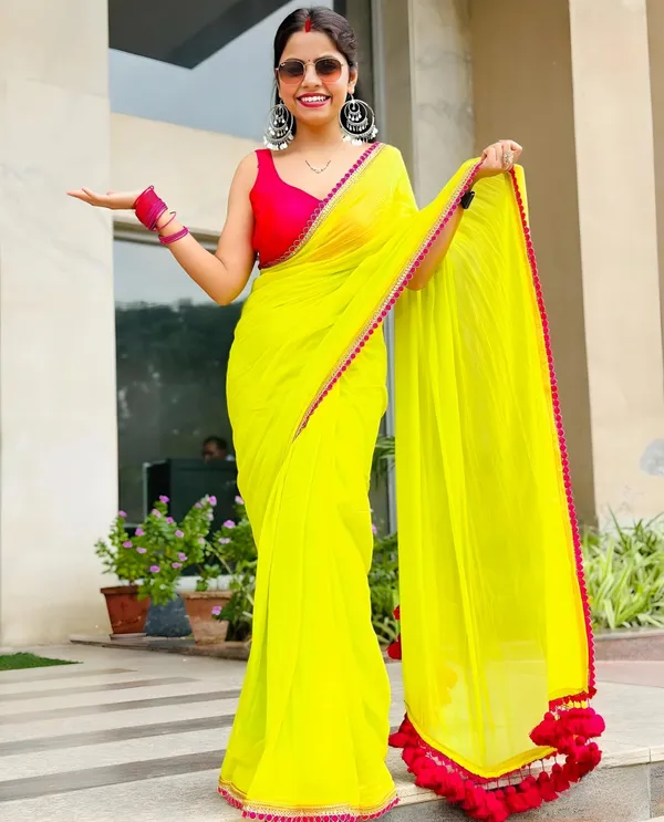 Yellow_Georgette_Embellished_Embroidered_Daily_Wear_Saree_For_Women_(_Pack_of_2_)