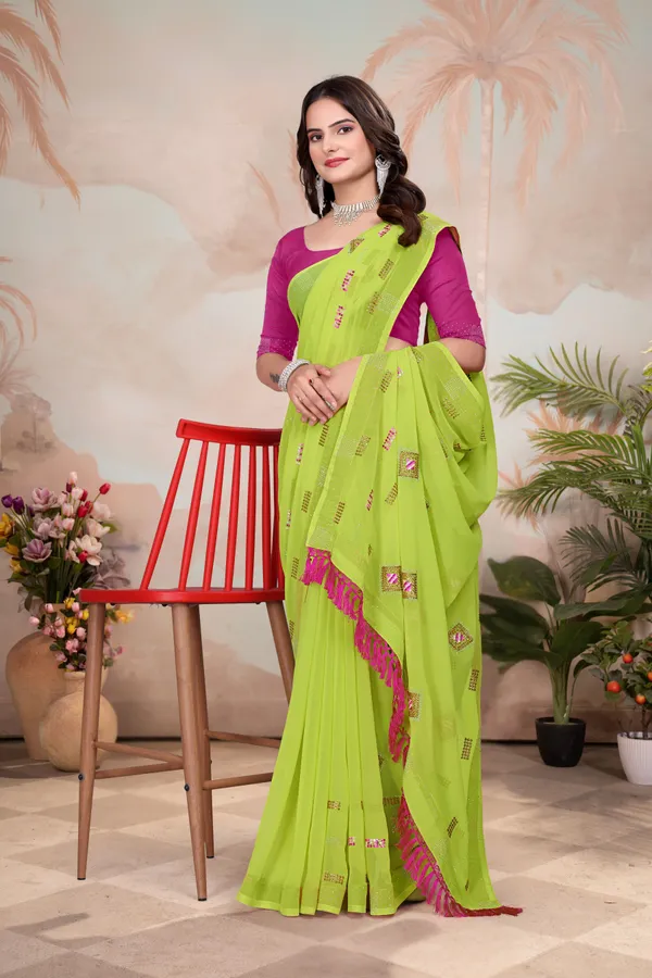 Green_Georgette_Embroidered_Bollywood_Saree_For_Women