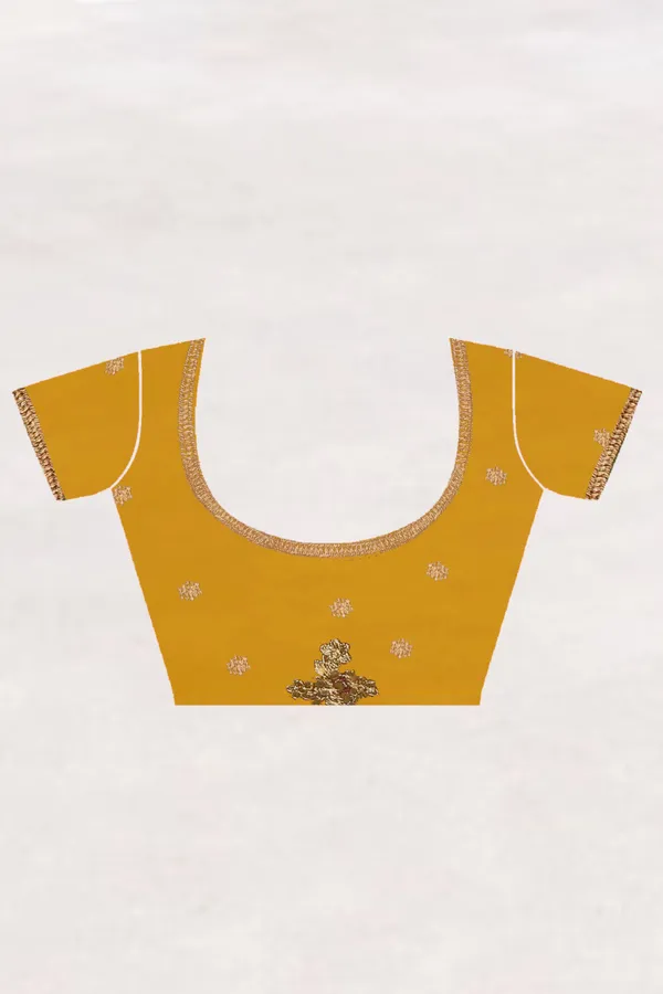 Mustard_Georgette_Embroidered_Bollywood_Saree_For_Women
