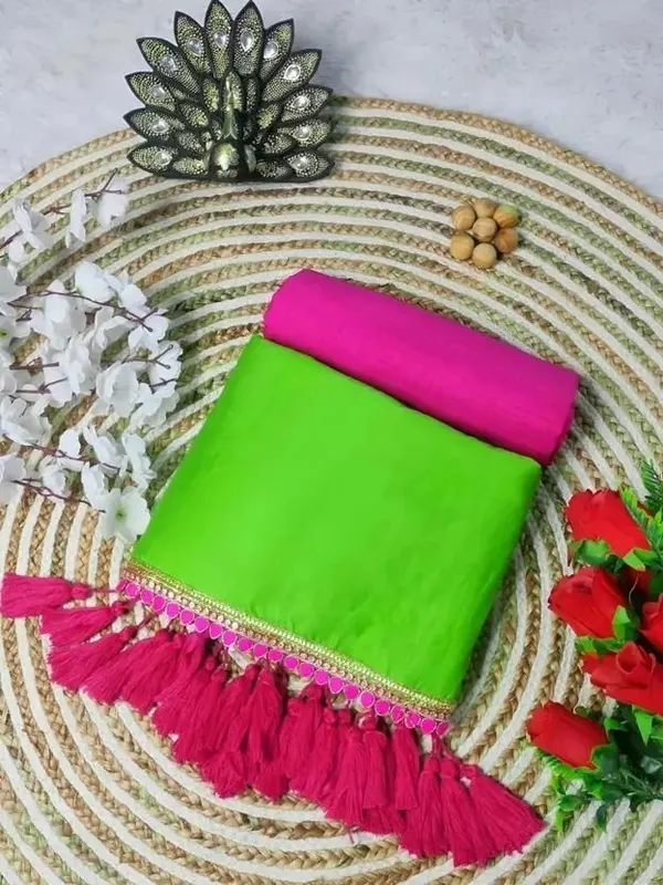 Green_Georgette_Embroidered_Daily_Wear_Saree_For_Women