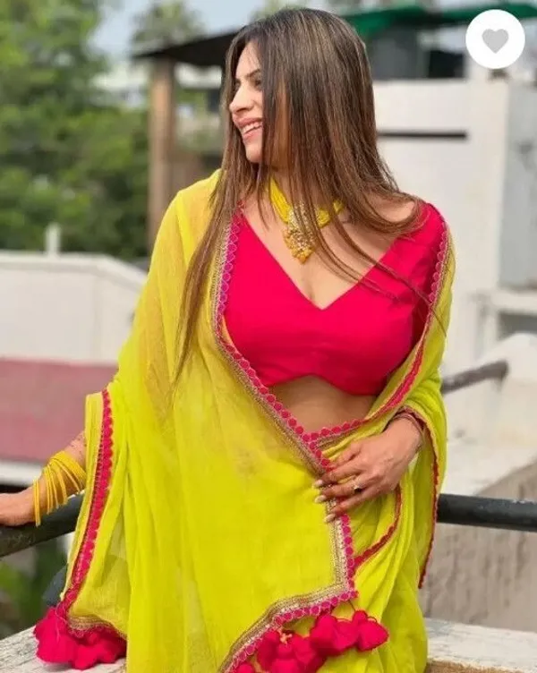 Green_Georgette_Printed_Daily_Wear_Saree_For_Women