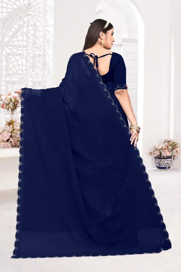 Dark_Blue_Georgette_Embellished_Bollywood_Saree_For_Women