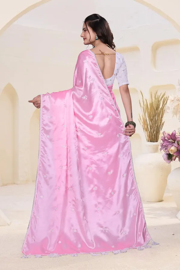 Pink_Satin_Embroidered_Bollywood_Saree_For_Women