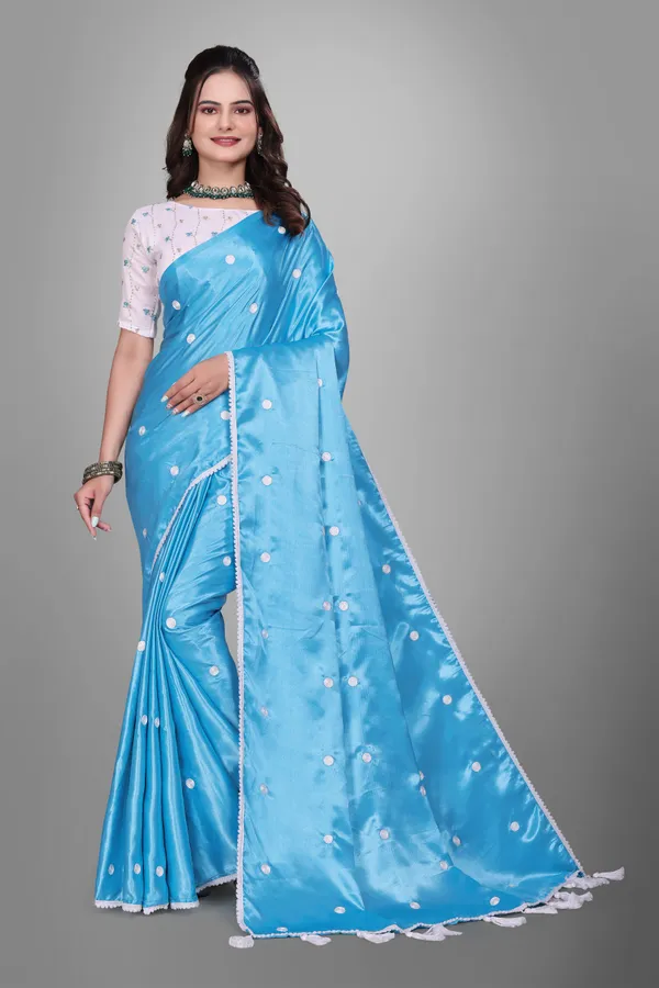 Blue_Satin_Printed_Bollywood_Saree_For_Women