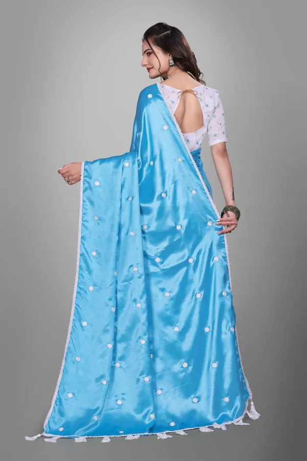 Blue_Satin_Printed_Bollywood_Saree_For_Women