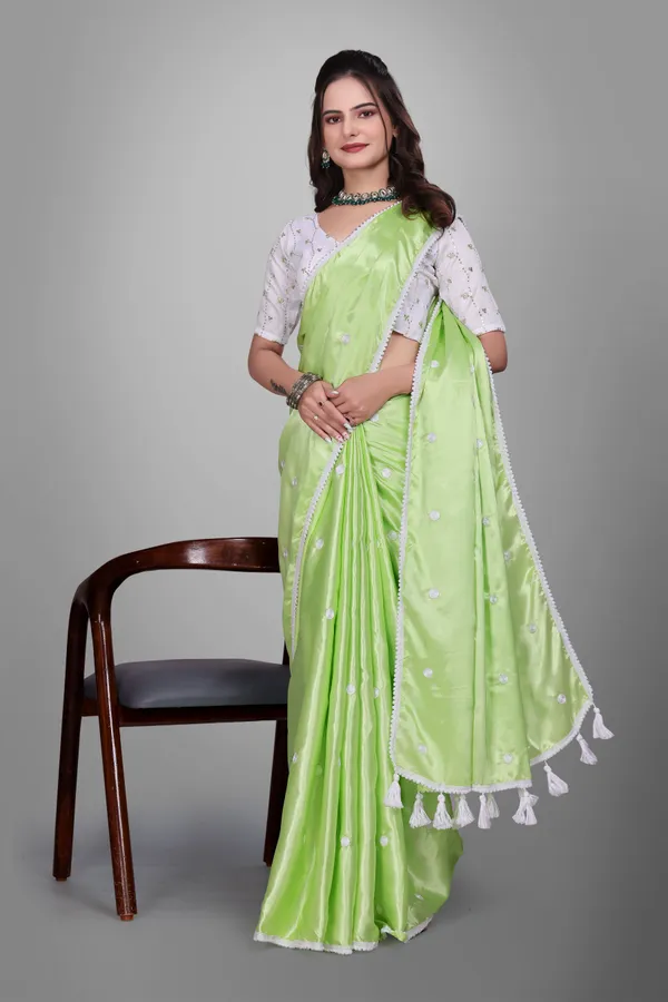 Green_Satin_Printed_Bollywood_Saree_For_Women