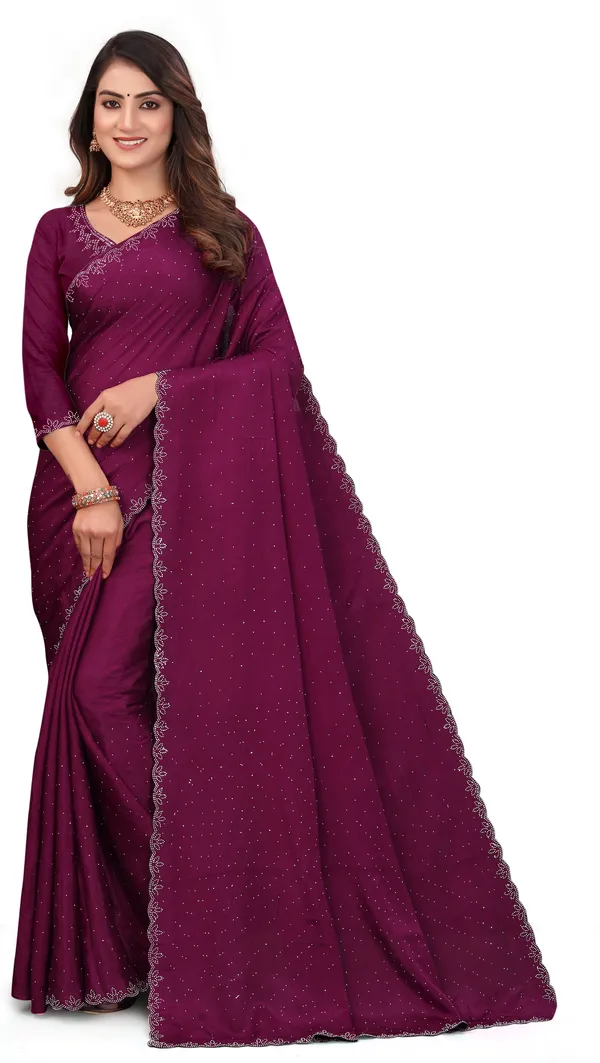 Purple_Chiffon_Embellished_Daily_Wear_Saree_For_Women