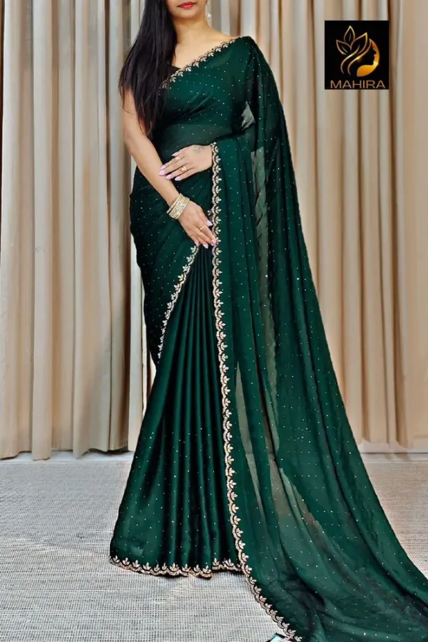 Green_Chiffon_Embellished_Bollywood_Saree_For_Women