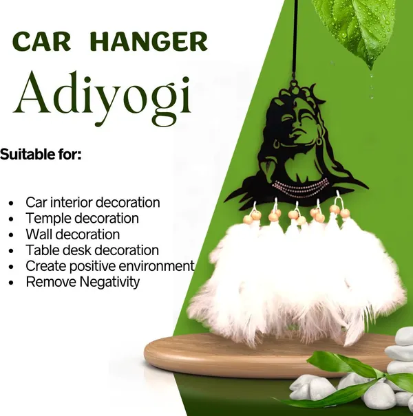 Car_Hanging_Ornament_|_Dream_Catcher_For_Positive_Energy_Decorative_Showpiece_-_12_Cm_(Plastic,_Black)