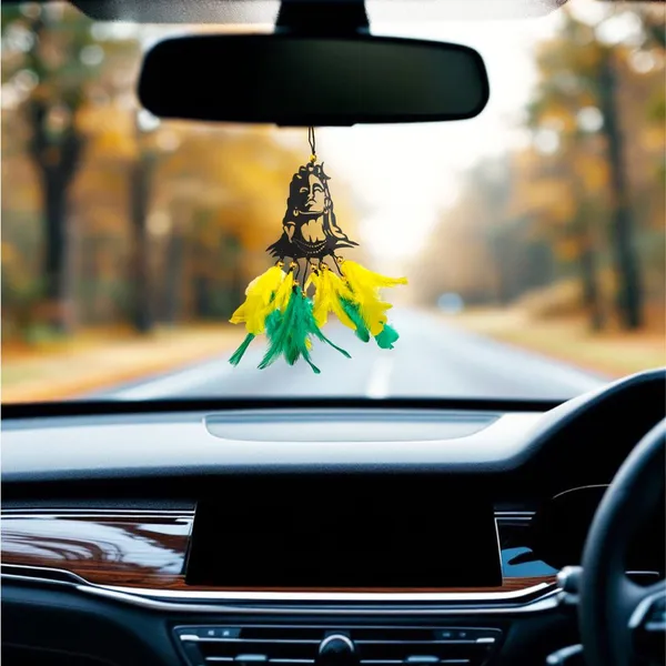 Adiyogi_Yellow_Rama_Car_Hanging_Ornament_(Pack_Of_1)