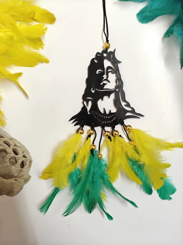 Adiyogi_Yellow_Rama_Car_Hanging_Ornament_(Pack_Of_1)