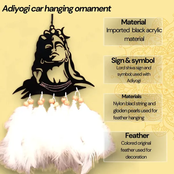 Adiyogi_White_Car_Hanging_Ornament_(Pack_Of_1)