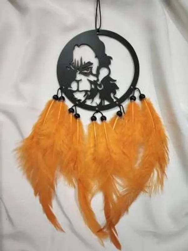 Cresale_Lord_Bajrang_Bali,_Hanumanji_Made_With_Acrylic_Material_With_Natural_Feather_Car_Hanging_Ornament_(Pack_Of_1)