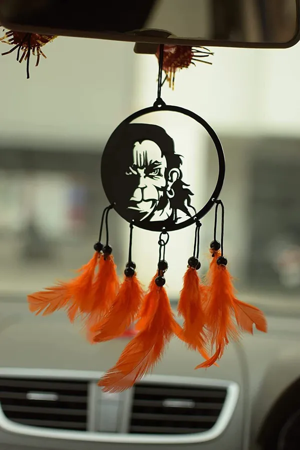 Imkr_Decorative_Car_Hanging_Ornament_Dream_Catchers_(Hanuman)_Car_Hanging_Ornament_(Pack_Of_1)