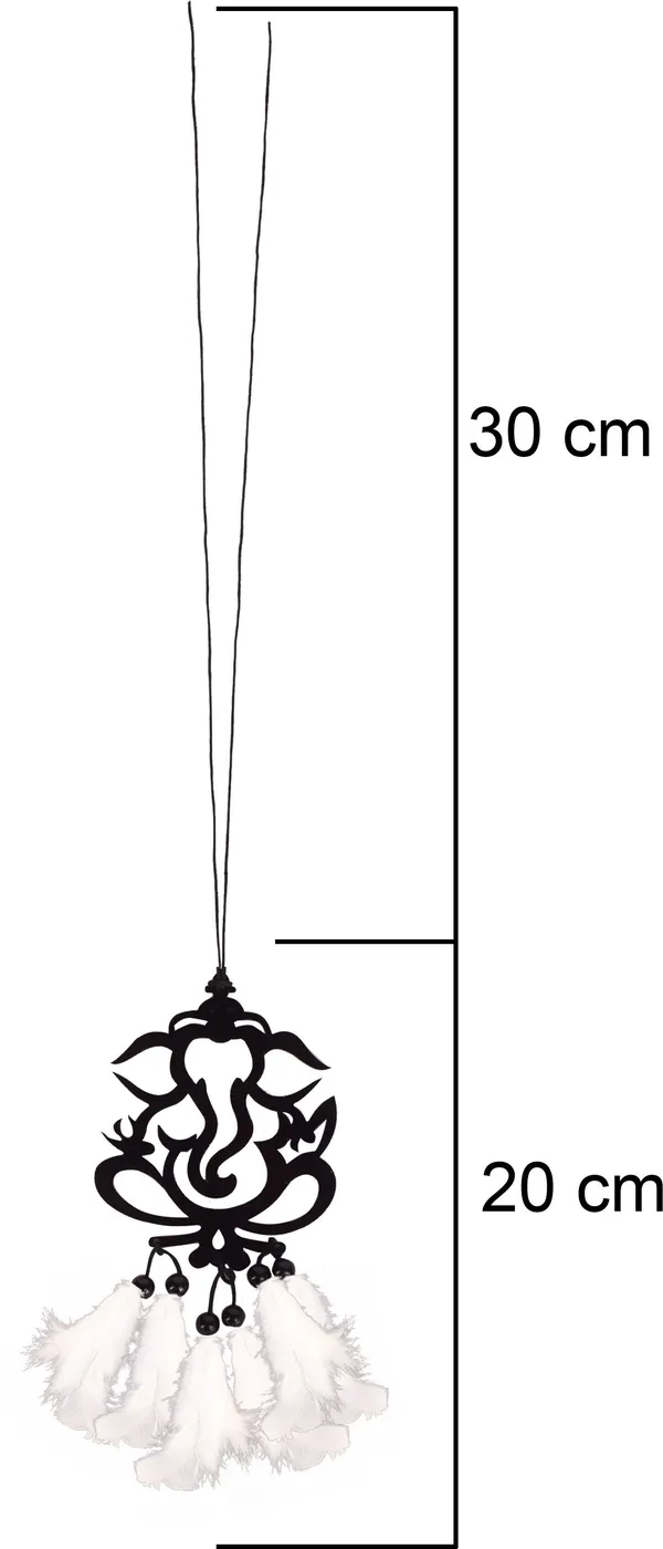 Creation_Car_Hanging_Ornament_|_Dream_Catcher_For_Positive_Energy_|_Decorative_Showpiece_-_13_Cm_(Wood,_Black)