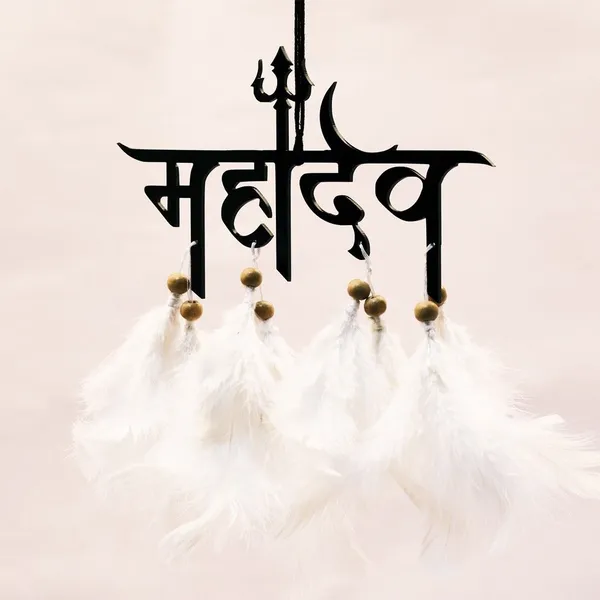 Mahadev'_Acrylic_Car_Hanging_Car_Rear_View_Mirror_Decor_Ornament_Accessories/Good_Luck_Charm_Protection_Interior_Wall_Hanging_Showpiece_Car_Hanging_Ornament_(Pack_Of_1)