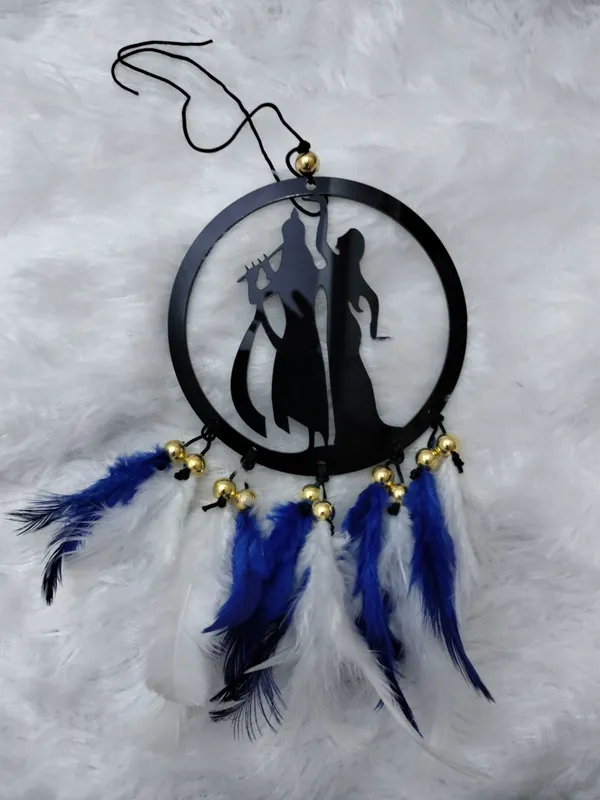 Radhe_Krishna_Dream_Catcher_Positive_Good_Luck_Decorative_Showpiece_Car_Hanging_Ornament_(Pack_Of_1)