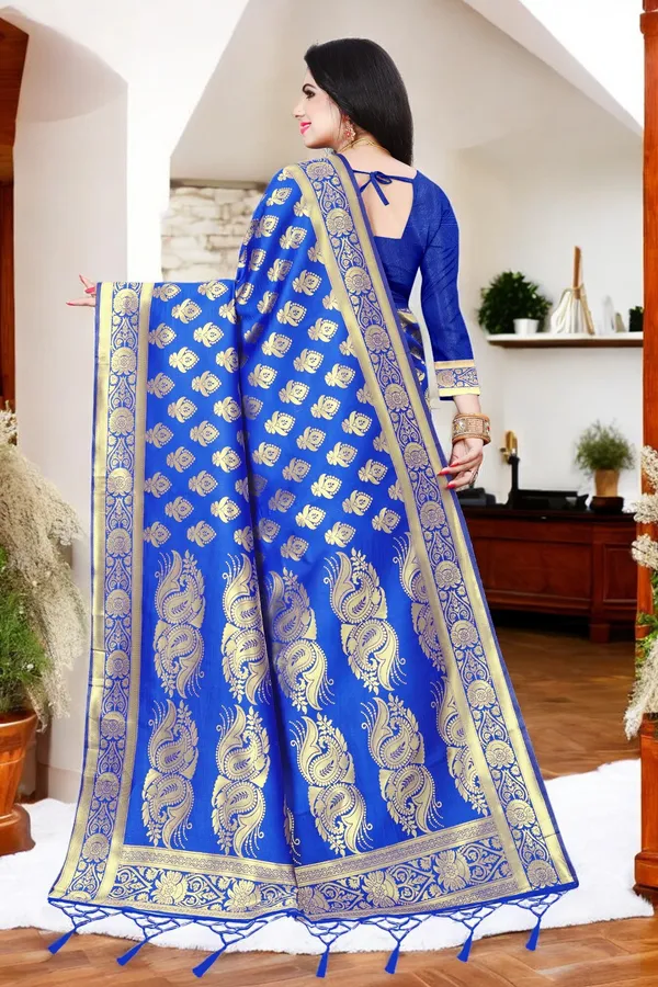 Royal_Blue_Banarasi_Silk_Saree_with_Golden_Zari_Floral_Weaving_&_Traditional_Rich_Pallu