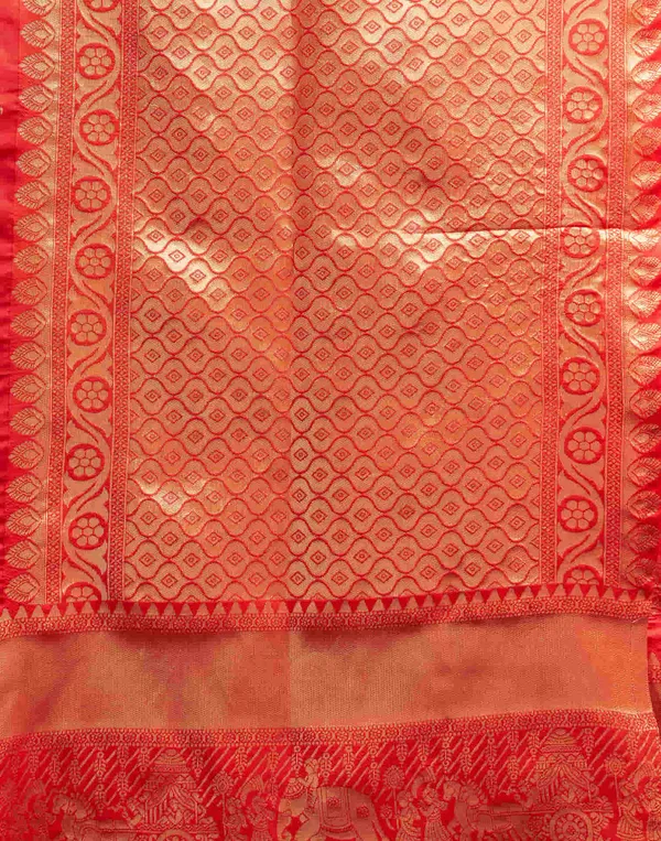 Red_Banarasi_Silk_Saree_with_Golden_Zari_Buttas_&_Intricate_Traditional_Border