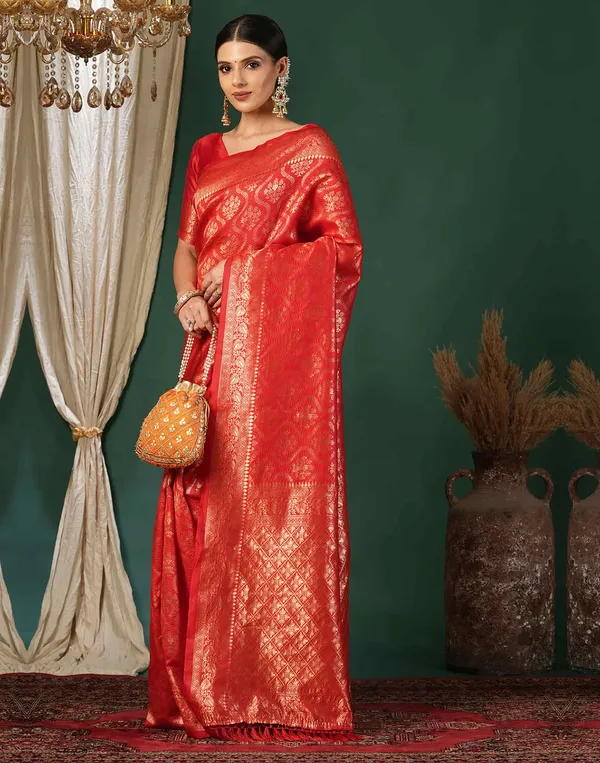 Red_Banarasi_Silk_Saree_with_Golden_Zari_Weaving_&_Traditional_Broad_Border
