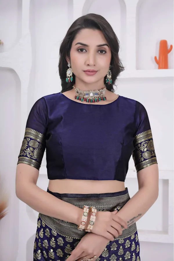 Navy_Blue_Banarasi_Soft_Silk_Saree_for_Women_with_Rich_Zari_Jacquard_Weaving_(Art_Silk)_|_Traditional_Wedding_&_Festive_Wear_-_Blouse_Piece_Included