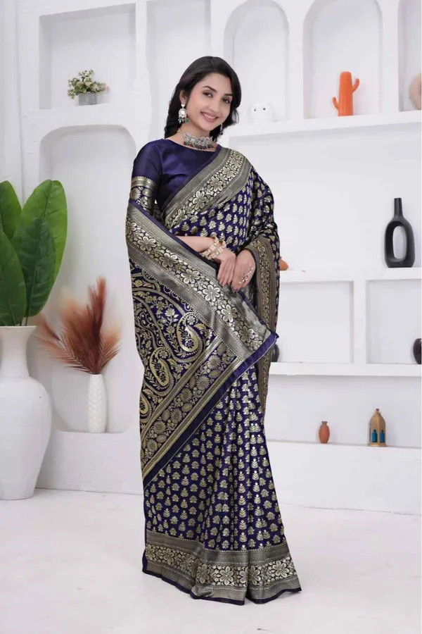 Navy_Blue_Banarasi_Soft_Silk_Saree_for_Women_with_Rich_Zari_Jacquard_Weaving_(Art_Silk)_|_Traditional_Wedding_&_Festive_Wear_-_Blouse_Piece_Included