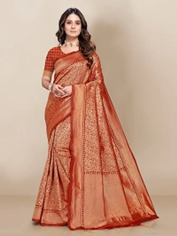 Red_Kanjivaram_Silk_Saree_with_Mor_Design