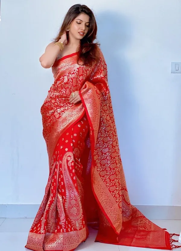 Red_Kanjivaram_Silk_Saree_with_Rani_Design