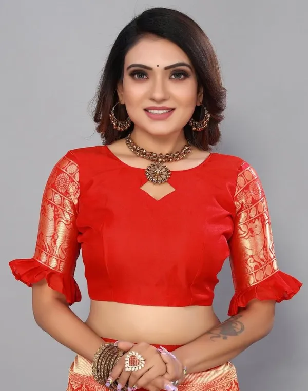 Red_Kanjivaram_Silk_Saree_with_Topli_Design