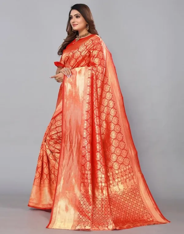 Red_Kanjivaram_Silk_Saree_with_Topli_Design