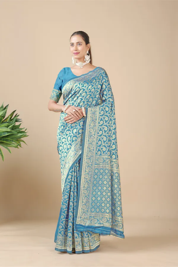 Rama_Banarasi_Soft_Silk_Saree_for_Women_with_Rich_Zari_Jacquard_Weaving_|_Traditional_Wedding_&_Festive_Wear_-_Blouse_Piece_Included