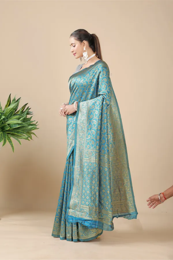 Rama_Banarasi_Soft_Silk_Saree_for_Women_with_Rich_Zari_Jacquard_Weaving_|_Traditional_Wedding_&_Festive_Wear_-_Blouse_Piece_Included