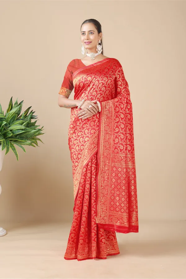 Red_Banarasi_Soft_Silk_Saree_for_Women_with_Rich_Zari_Jacquard_Weaving_|_Traditional_Wedding_&_Festive_Wear_-_Blouse_Piece_Included