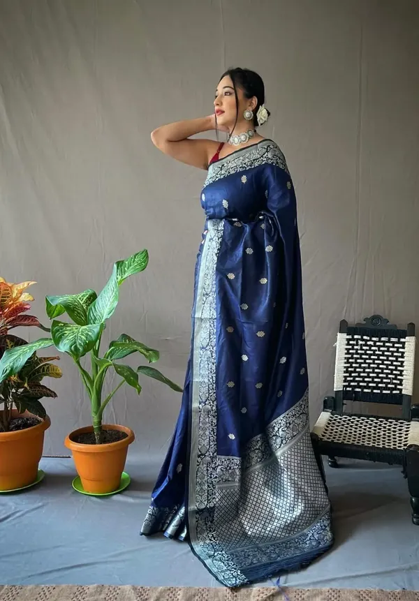 Blue_Kanjivaram_Silk_Saree_with_Silver_Grey_Design