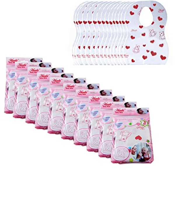 White_Disposable_Baby_Bibs_For_Infants_Kids_For_Easy_Travel_Eco_Friendly_Pack_Of__30_Bibs