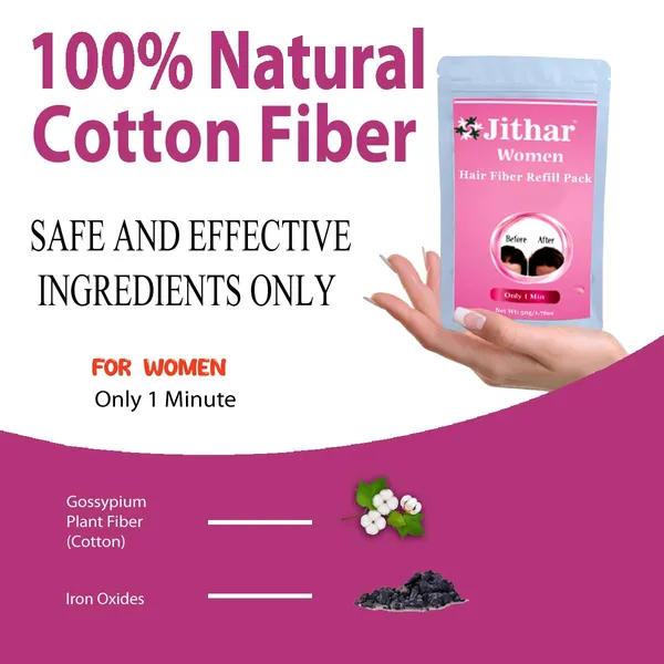 Dark_Brown_Women_Hair_Building_With_Natural_Cotton_Fiber_50_g_Refill_Pack__Hair_Loss_Concealer_For_Women_Instant_Hair_Thickener_For_Thinning_Hair_(Pack_Of_1)