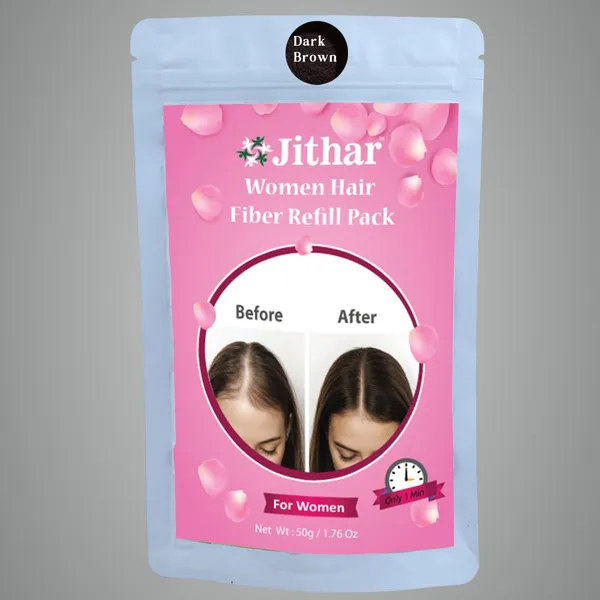 Dark_Brown_Women_Hair_Building_With_Natural_Cotton_Fiber_50_g_Refill_Pack__Hair_Loss_Concealer_For_Women_Instant_Hair_Thickener_For_Thinning_Hair_(Pack_Of_1)