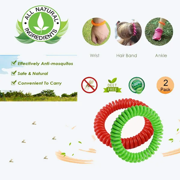 Red_&_Green__Eva_Mosquito_Repellent_Bracelets_For_20_Days_Use_Waterproof_Resealable_Deet_Free_And_Natural_Mosquito_Repellent_Wrist_Bands_For_Indoor_And_Outdoor_Pack_Of_2